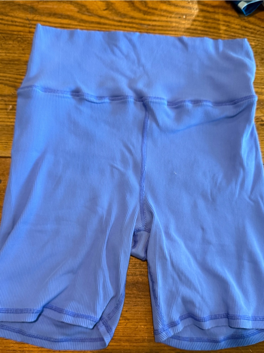 Women’s Ribbed Lounge Shorts - Blue